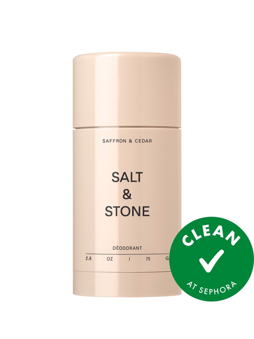 New Salt & Stone Saffron & Cedar Deodorant Stick